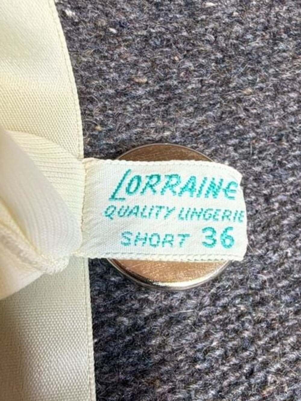 Vintage Lorraine Quality Lingerie Slip Dress Size Short 36